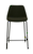 Click to swap image: &lt;strong&gt; Muse Barstool - Grey Steel/Black Metal&lt;/Strong&gt;